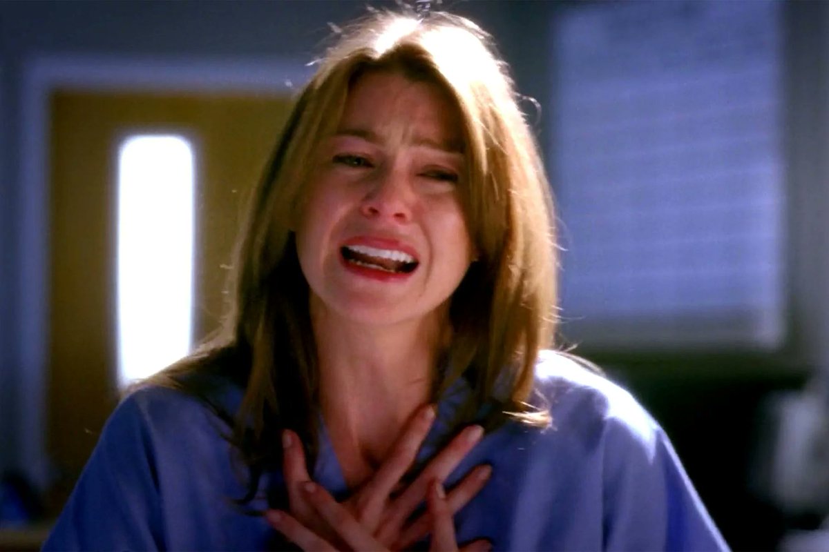 enews's tweet photo. "I would've stayed...if I could've." #GreysAnatomy 
Cut to us: https://t.co/ODXCZW8KNc