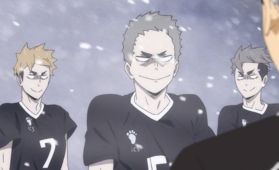 no one asked but here's a thread of haikyuu second years being chaotic [alternatively: haikyuu second years sharing the same braincell]