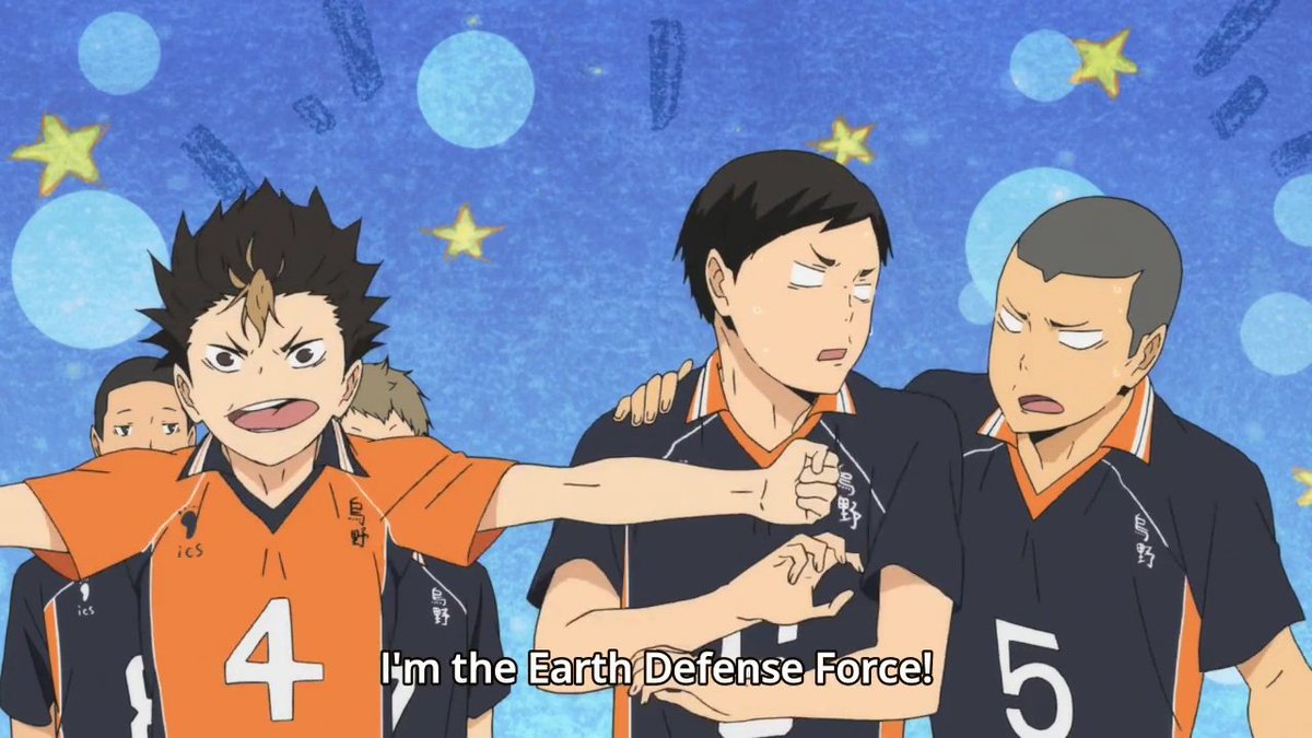 no one asked but here's a thread of haikyuu second years being chaotic [alternatively: haikyuu second years sharing the same braincell]