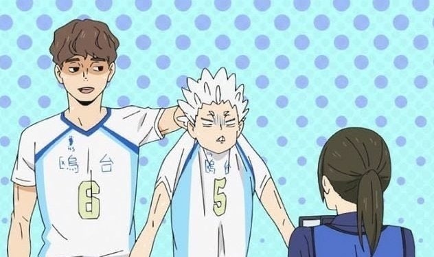 no one asked but here's a thread of haikyuu second years being chaotic [alternatively: haikyuu second years sharing the same braincell]