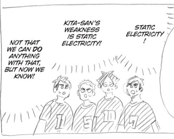 no one asked but here's a thread of haikyuu second years being chaotic [alternatively: haikyuu second years sharing the same braincell]