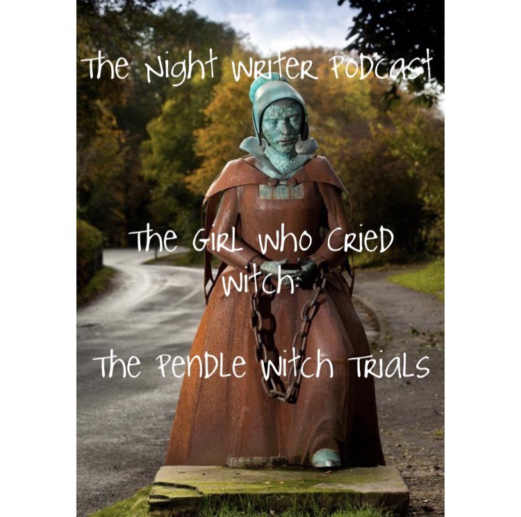 NightWriterFM's tweet photo. New #podcast episode now live! Tonight we go back to 1612 &amp; talk all about the little girl who sold out her entire family as witches! The testimony sparked the biggest witch hunt Britain has ever seen. #podcasting #femalepodcasters 

🎧https://t.co/zMlNqz1Coz https://t.co/5NqATnTKnI