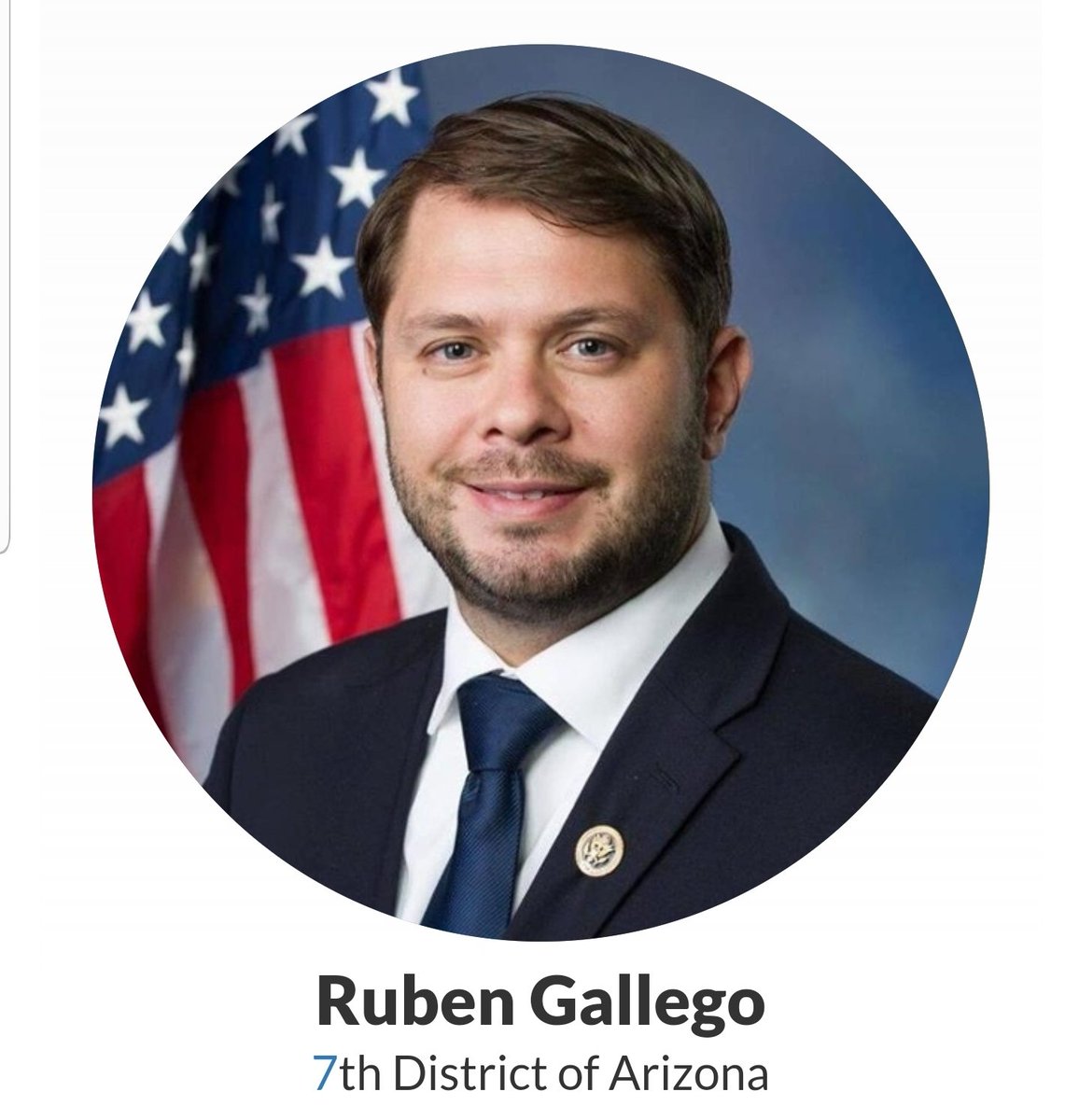 Ruben Gallego, Arizona's 7th District https://rubengallego.house.gov&nbsp;3/98