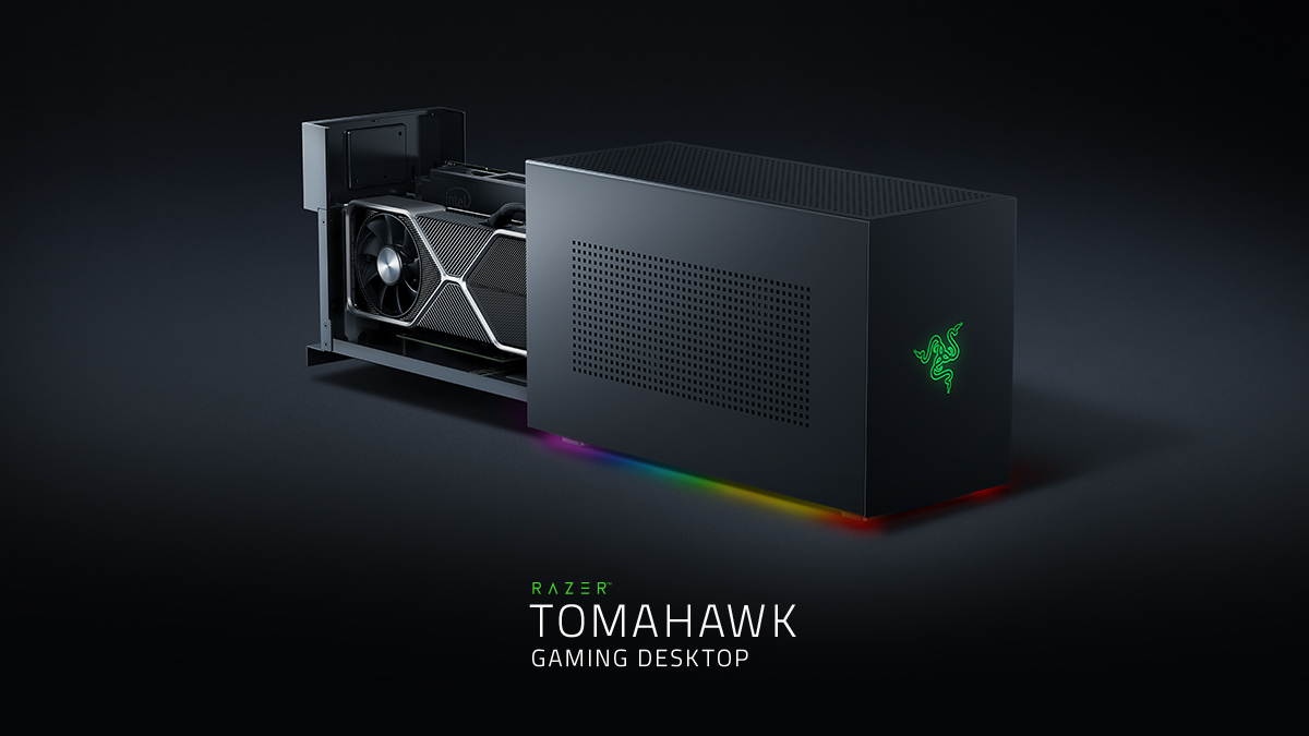 Λ Z Ξ R on Twitter: "Rethink what a rig should be with Razer Tomahawk Gaming Desktop—a new breed gaming chassis defies all expectations of a traditional desktop