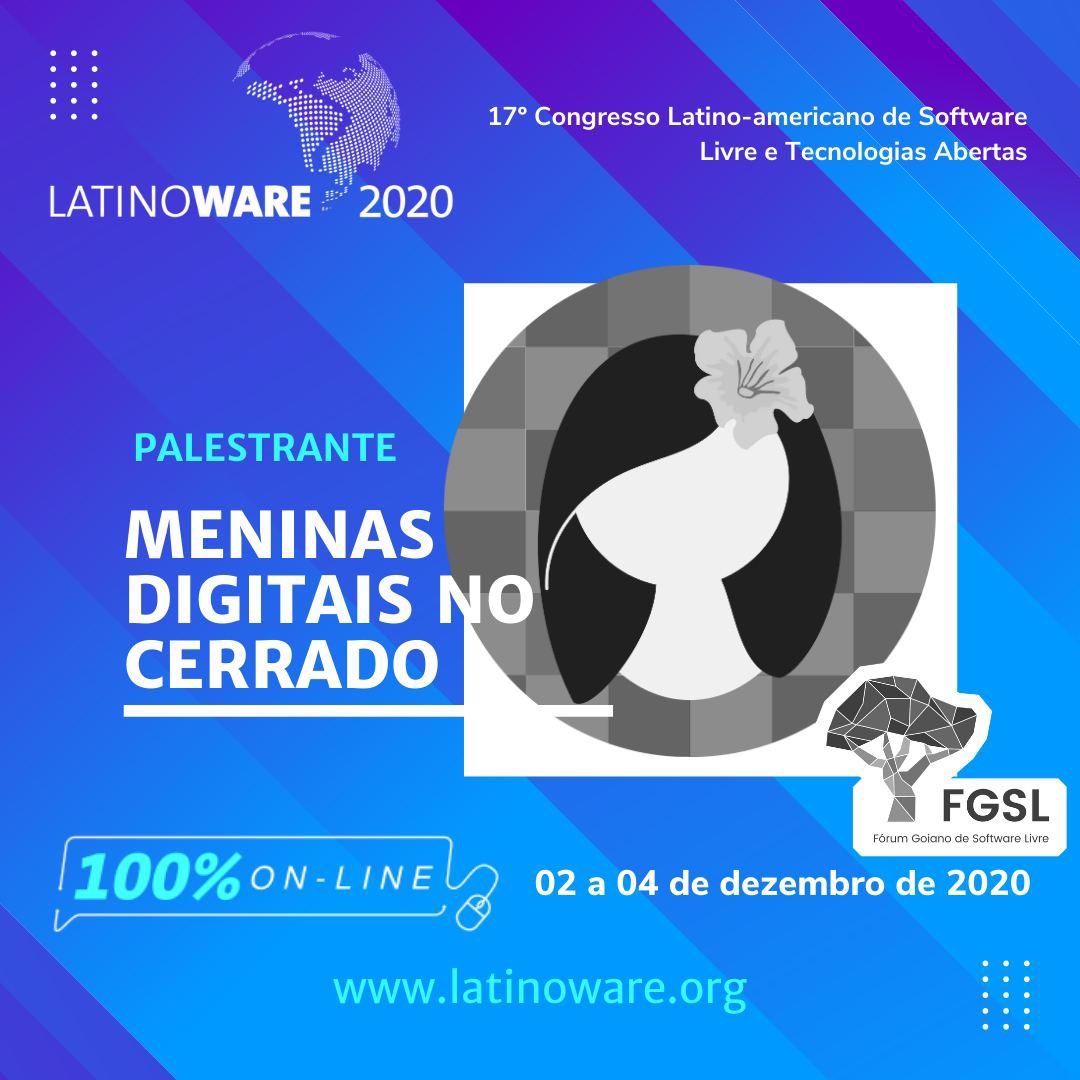 ForumGoianoSL's tweet photo. E para fechar a programação da Sala FGSL no @latinoware amanhã:

📌10h - 12h: Como Criar Seu Primeiro Projeto de Data Science Com Python - Raquel Pereira 

📌12h - 14h: Python for Girls: Introdução a programação com Meninas Digitais no Cerrado - Meninas Digitais no Cerrado https://t.co/cvEmB5qsfF