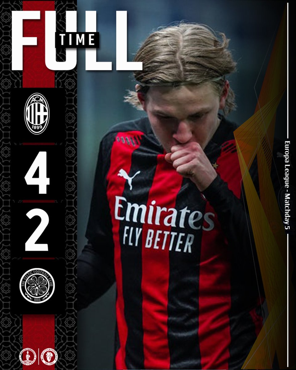 Milan sukses mengunci tiket ke fase 16 besar #UEL usai menang atas Celtic!

Gimana komentarnya guys?

#ACMilan #ForzaMilan #Milanisti #MilanistiIndonesia