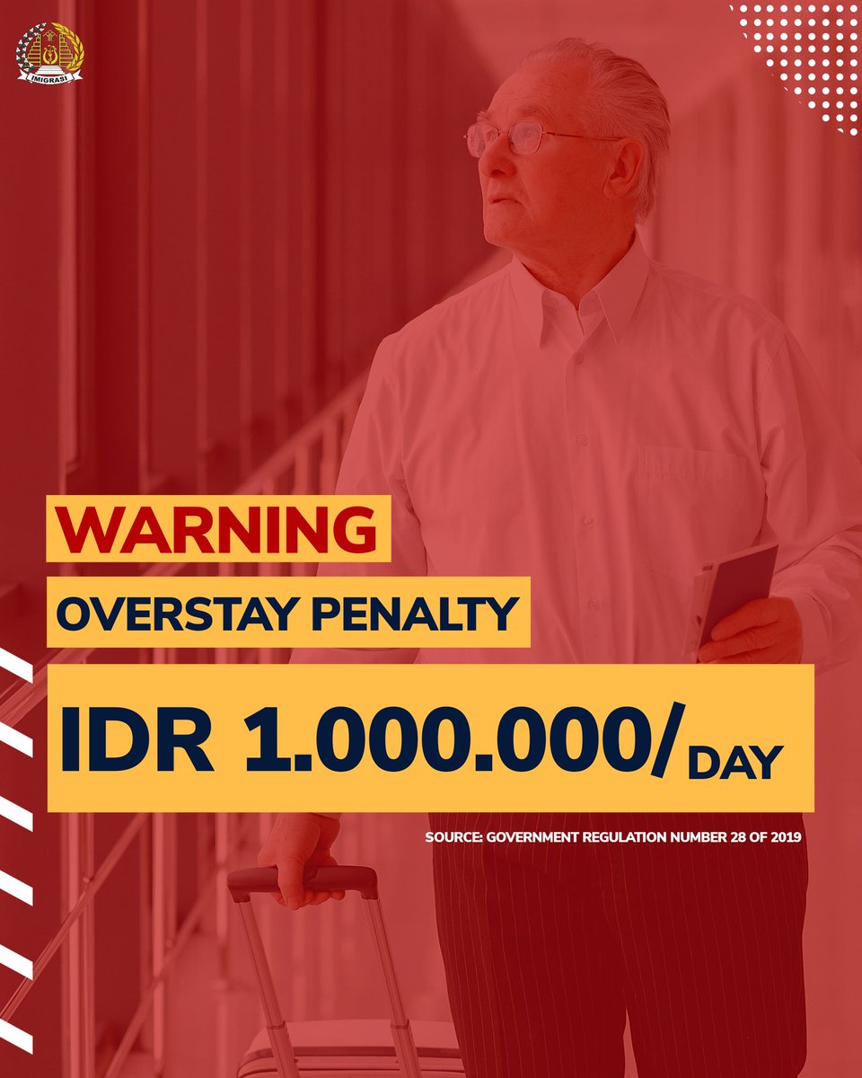 ditjen_imigrasi's tweet photo. Hi, how are you today!
Mido wants to remind Mido’s friend, holders of visa or stay permit living in Indonesia to check its validity. We don’t want you to overstay and have to pay fines.
Let’s stay safe and alert.
#visa #staypermit #DirektoratJenderalImigrasi #imigrasiindonesia https://t.co/zajQ9UfLvv