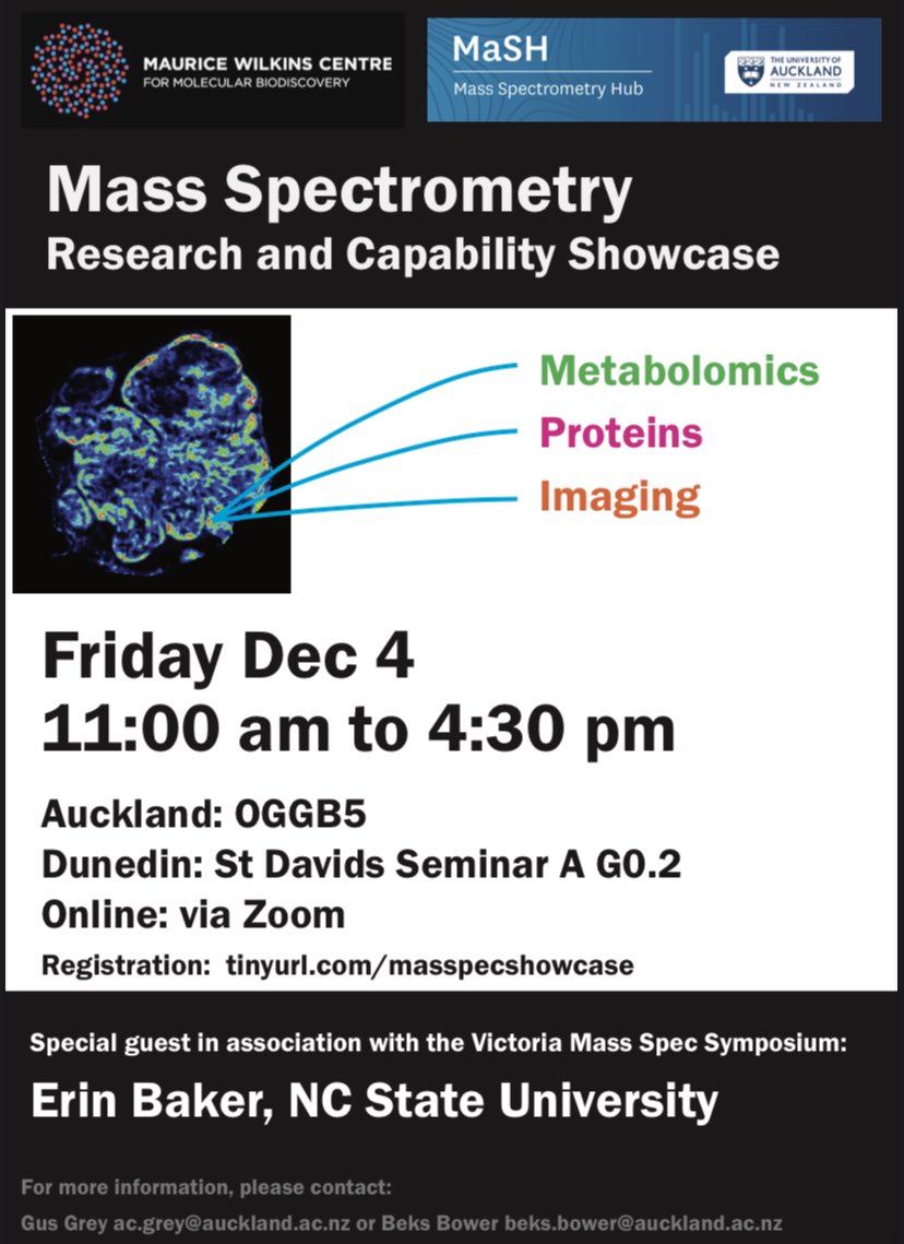 @MWC_CoRE #MassSpectroscopy Showcase