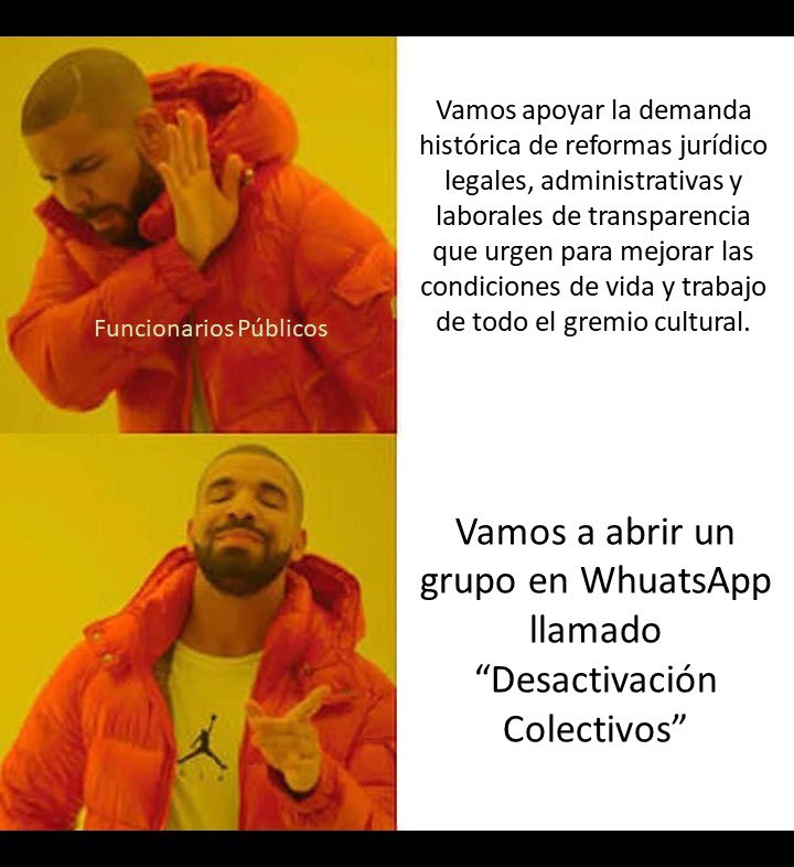 ola ke ase, creando chats de whatsapp para desactivar colectivos o ke ase? @cultura_mx #ActivaciónColectivos @grecumx @alartemx @Asambleacultur1 @MOCCAMEXICO @ColegioPro @AappiAc @RECIOcdmx @andrea_salmeron #ANTI @DDA_Mexico #GPAI