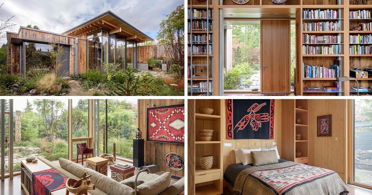 “Architecture firm <a href="/olsonkundig/">Olson Kundig</a> has designed a house in Seattle, Washington, for their client who wanted a home that would connect her to nature.” buff.ly/3fRcRkv