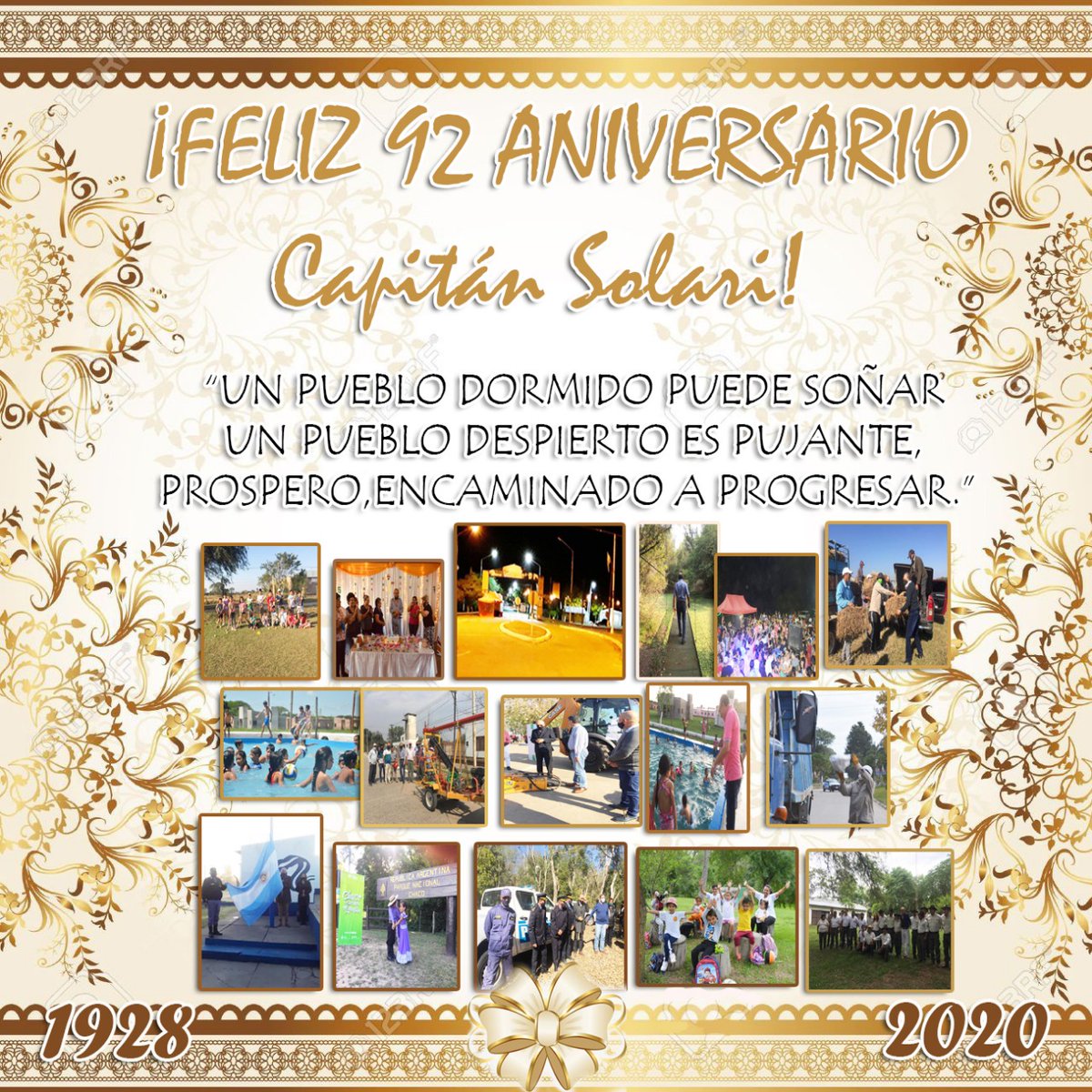 #capitansolari #chaco #Aniversario #FelizCumpleanos