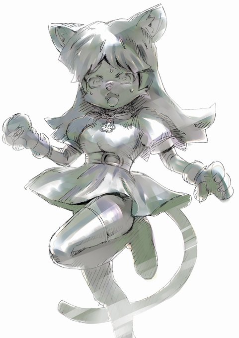 デイ○ー姫風の石化ケモ娘 