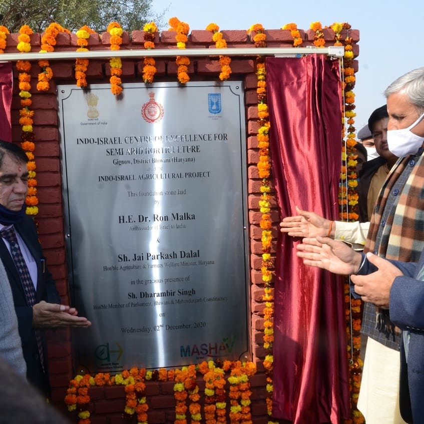 HarishIfs's tweet image. Gignow (Haryana) joins the long list of Indo- Israel Centre of Excellence in Agriculture. It will be one of a kind, with focussed approach on semi-arid Horticulture techniques. #WANADivisionMEA #IndiaIsrael #IIAP