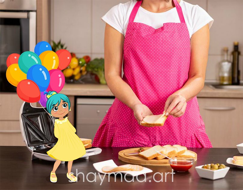 shaymaaart's tweet photo. #brakfast #illustration #characterdesign #cartoon #balloons #colorful #story #wacom #drowingart #pantingart #artkids #artchildren #digitalpainting #digitalart #digetaldrawing #artist #artwork #artdaily #cutebaby #animated #mixedart #surprise #turquoise #cartoonart #girls #sketch https://t.co/WRxA70cdic