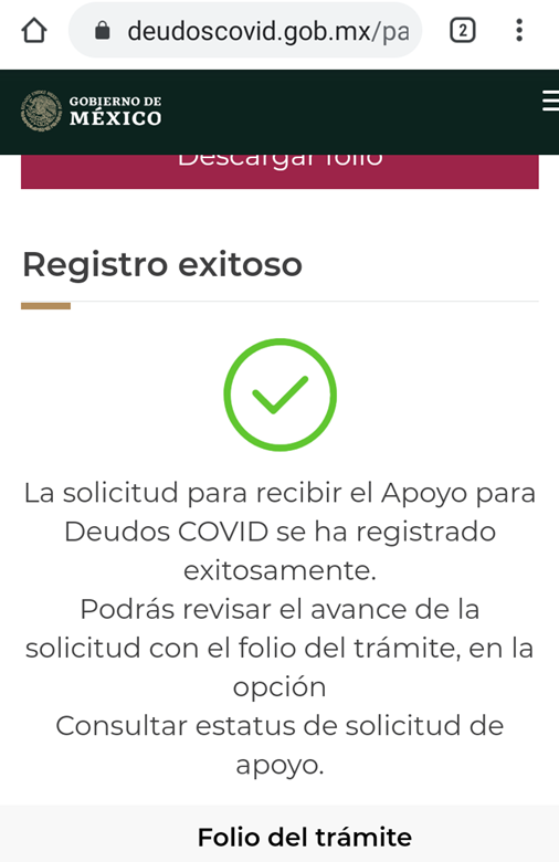 JOSEALF02660080's tweet photo. #DeudosCovid Yo lo realice en las primeras horas de la mañana del dia 2 y mi numero de folio era mas de #29000. Supongo que la falla que presenta ahora el sistema es para evitar recibir mas solicitudes.  No se menciona el total, pero ya debió llegar a su limite. https://t.co/AkQYc0GOb9