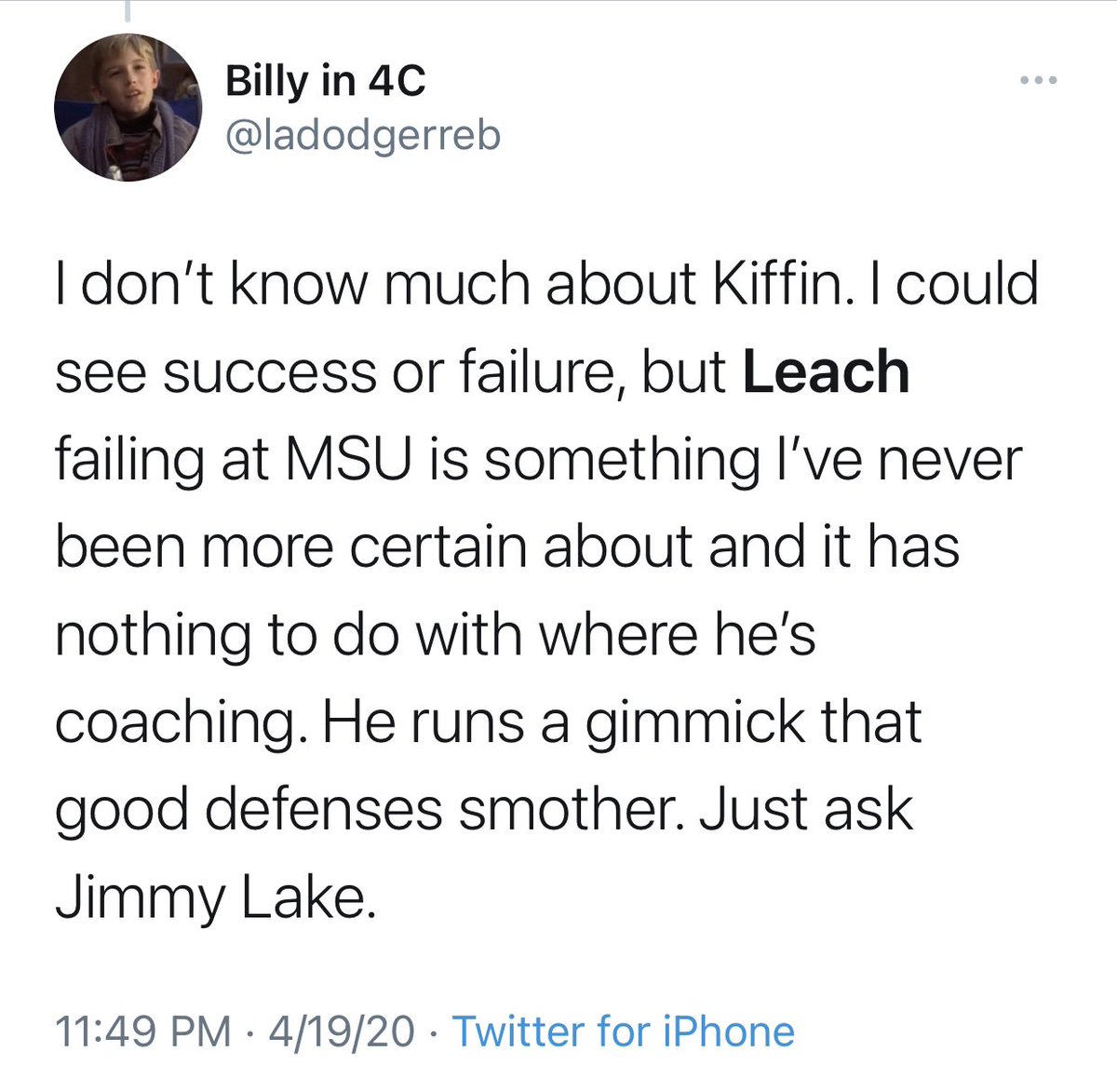 bryan_CTP's tweet photo. @sixpackspeak @DeplorableReb @ladodgerreb @tbhorka @Bulldog_Graphic so it’s all an act and they do think Leach is great....🤔🤔🤔 https://t.co/7D2KtIQA4J
