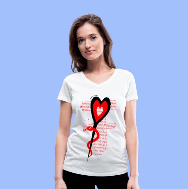 GiachelloB's tweet photo. T-shirt bio col V femme Breizh Korser "Coeur médical"
➡️https://t.co/pspgEztEAx
#BreizhKorser #spreadshirt #tshirt #aidesoignante #nurse #caducee #caduceus #coeur #heart #infirmiere
#sante #health #caregiver #style #apparel #ideecadeau #giftideas #worldwidedelivery #womenstyle https://t.co/nh7DvKFHBp