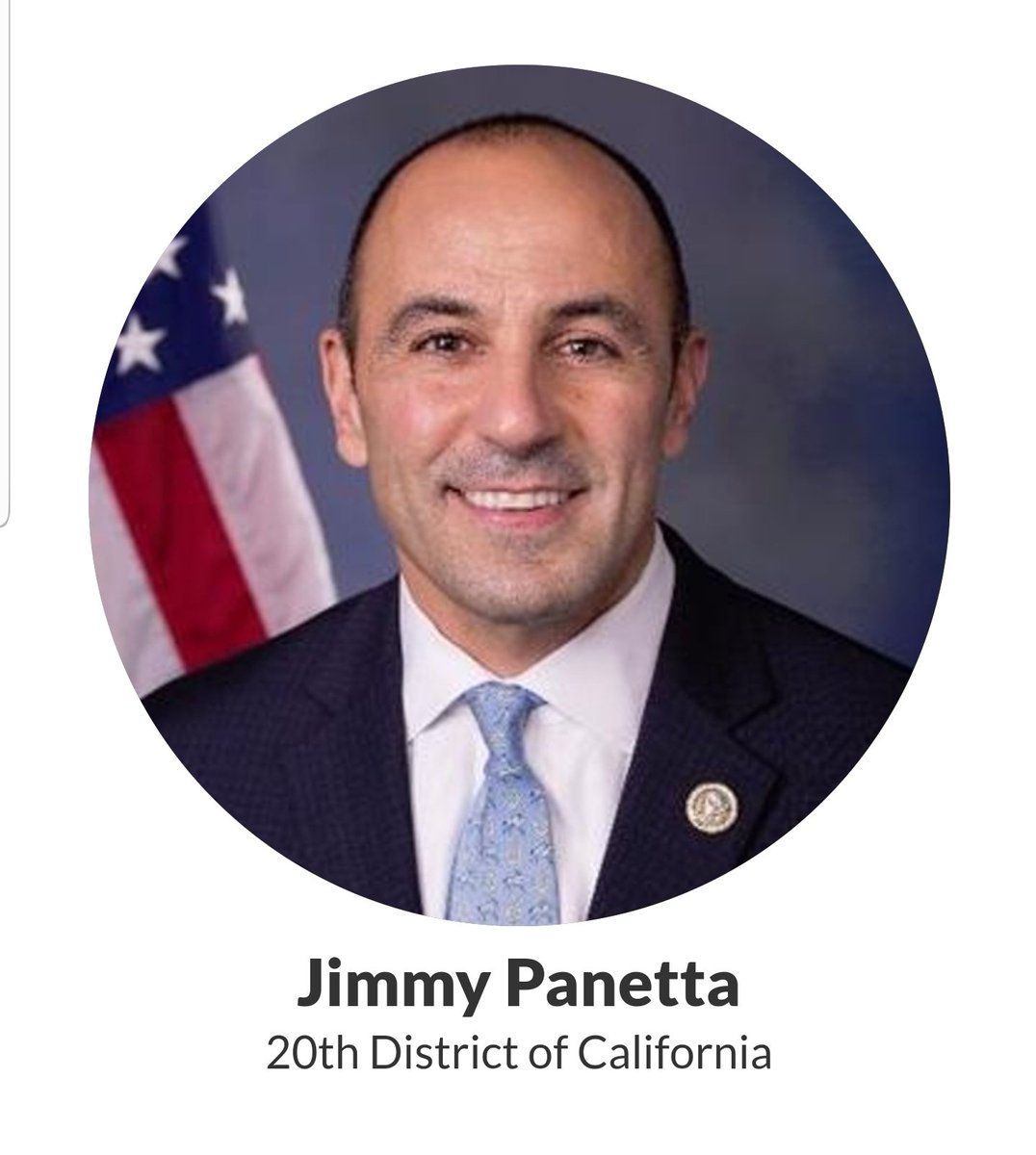Jimmy Panetta, California's 20th District https://panetta.house.gov&nbsp;9/98