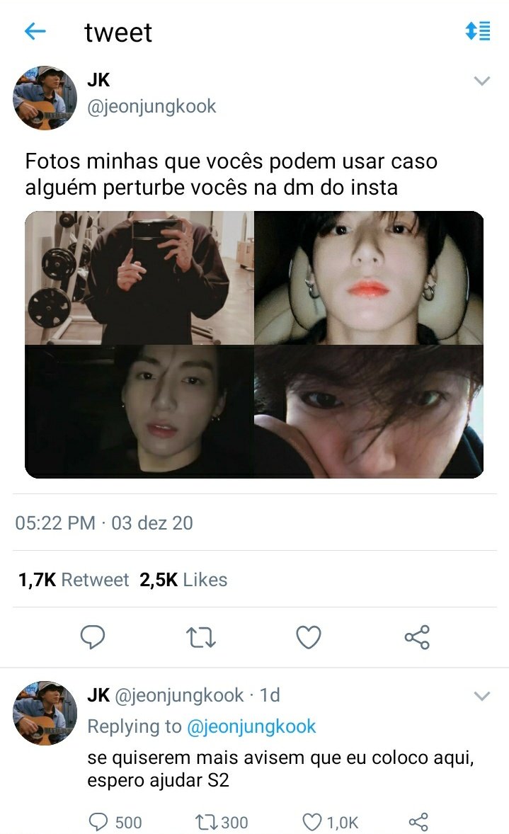 caresjk's tweet photo. Jikook au - Fake Boyfriend

onde Jimin usa foto de um desconhecido falando que é seu namorado, para que não atormentassem ele, mas não esperava que seu "namorado" lhe enviasse uma mensagem https://t.co/EE5SZqBwq9