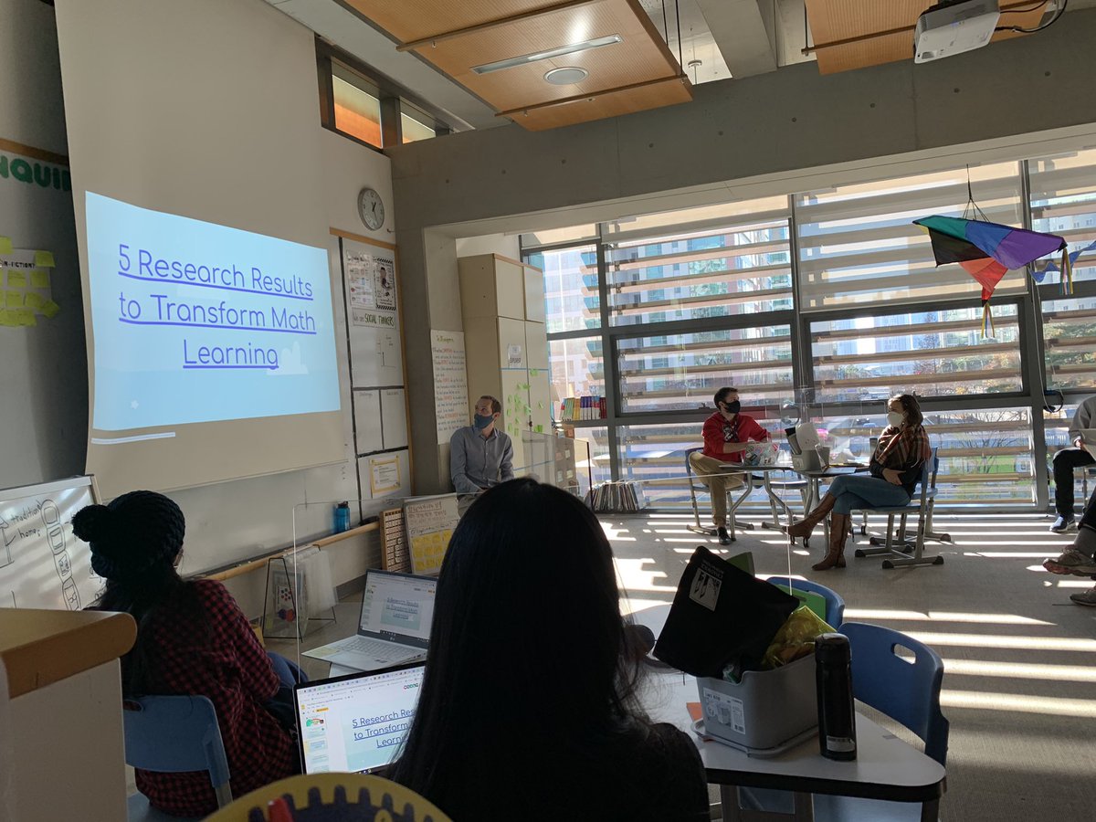 FreemanMei123's tweet photo. It’s beautiful to see our “New Teachers” @Intl_Chadwick lead the way! @AndrewFHam shares his inquiry, wonders and practices with math in the PYP #collaboration #leadbyexample #community #mathpyp #advocacyforall https://t.co/EiKtgO6OVa