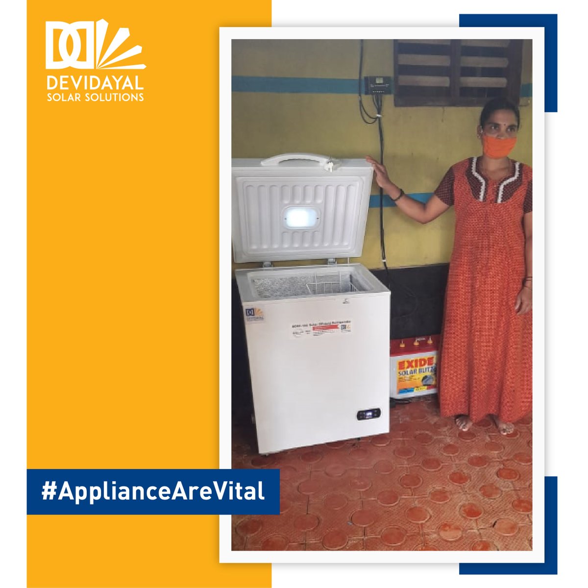 Another installation of our DDSF-100 solar refrigerator at Udupi, Karnataka in collaboration with @EforA_coalition. 

#DDSolar #SolarRefrigeratorSRDC100 #cleanenergy #ApplianceAreVital