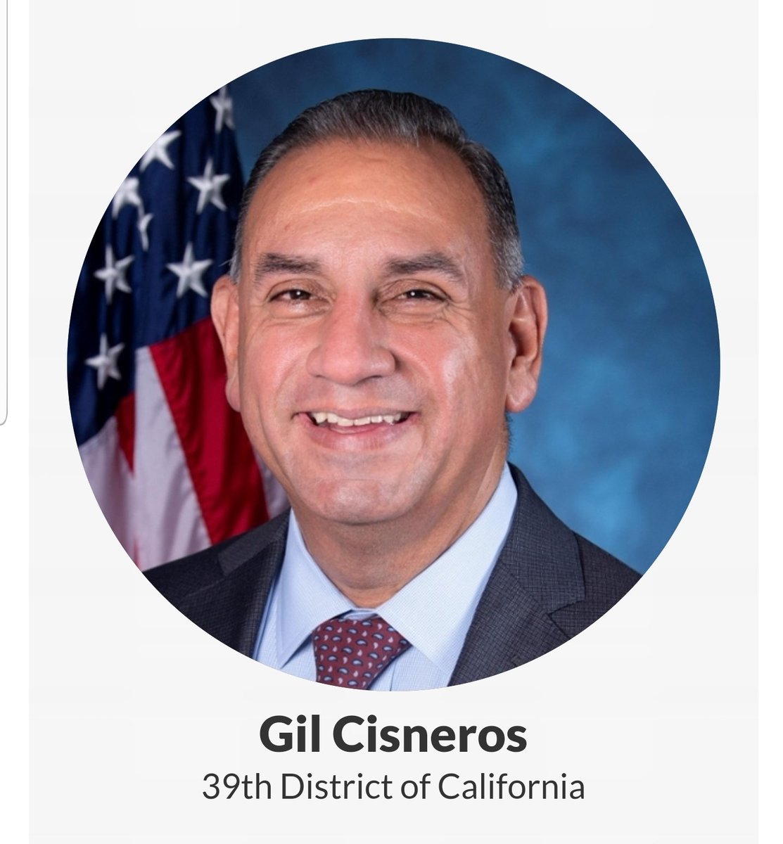 Gil Cisneros, California's 39th District https://cisneros.house.gov/ 17/98