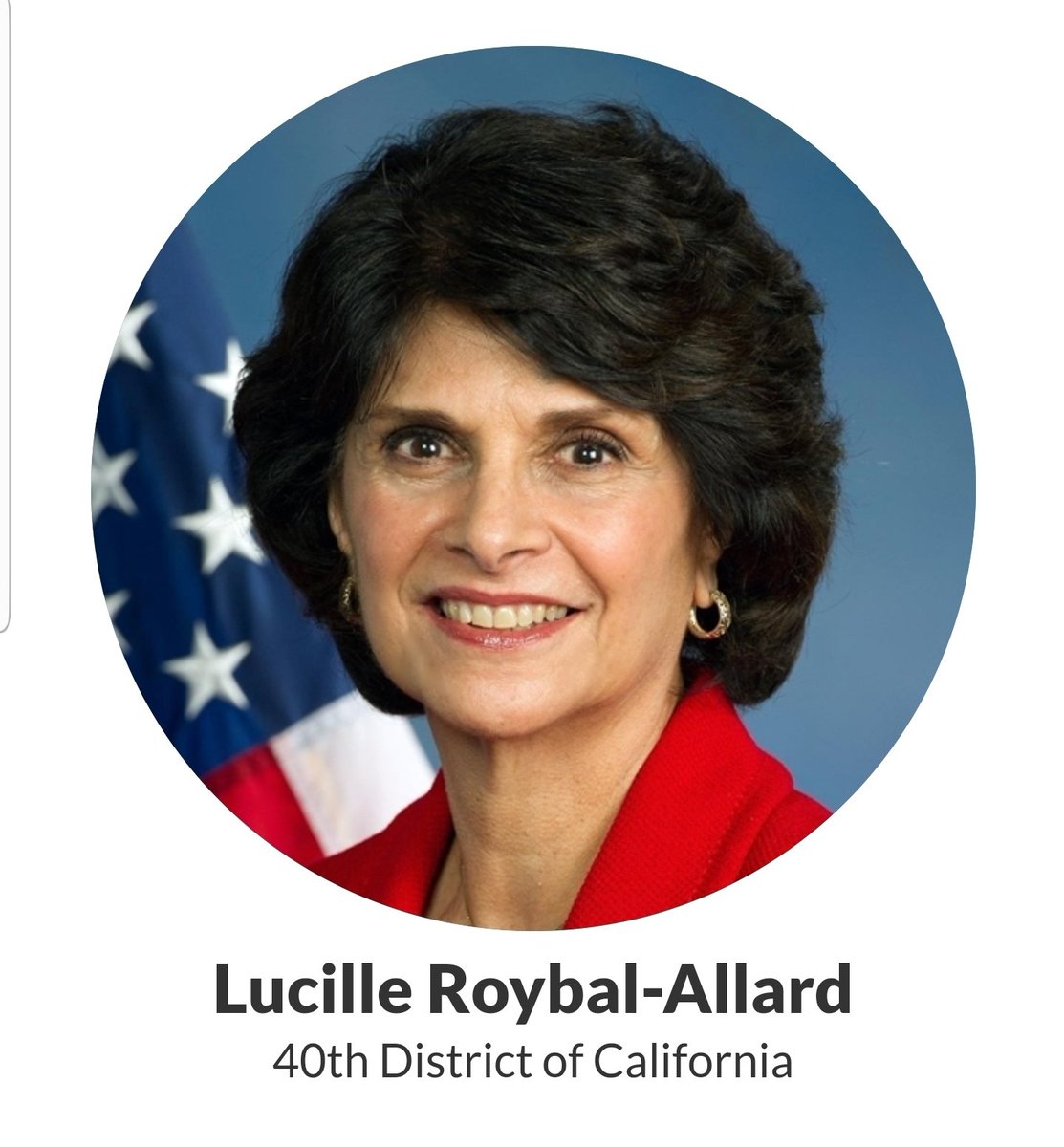 Lucille Roybal-Allard, California's 40th District https://roybal-allard.house.gov/ 18/98