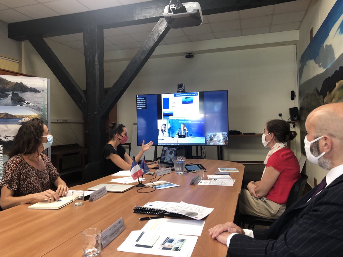 Premier Copil du projet RECI au siège des ⁦<a href="/TAAFofficiel/">Terres australes et antarctiques françaises (TAAF)</a>⁩ avec ⁦<a href="/EUAmbMauritius/">Oskar Benedikt</a>⁩, les Naturalistes Mayotte, l’⁦<a href="/AFD_France/">Agence Française de #Développement (AFD) 🇫🇷 🇪🇺</a>⁩ sur les prochaines actions en faveur de la biodiversité des Éparses et Australes et l’îlot Mbouezi. Merci au Préfet Giusti et les équipes!