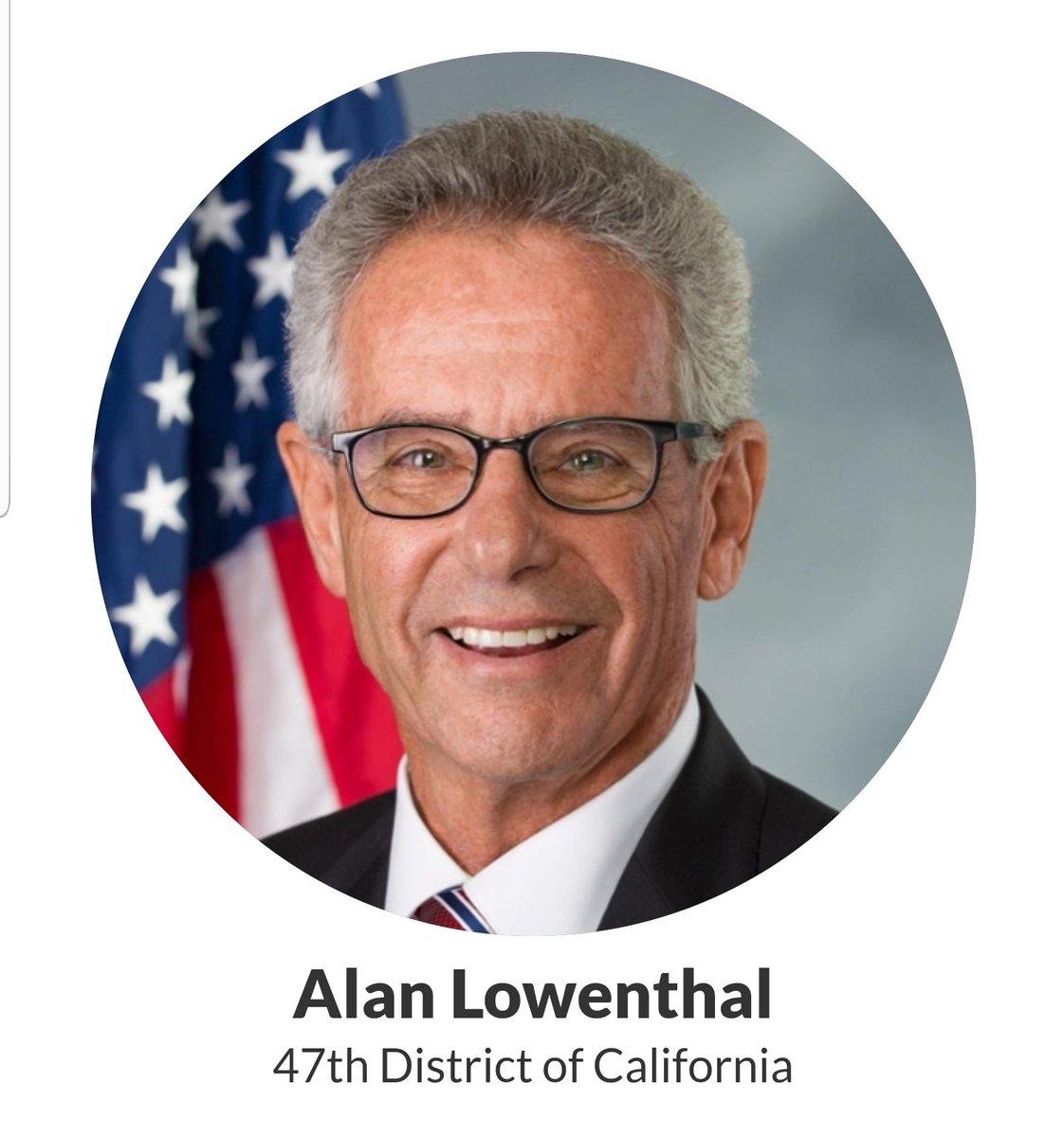 Alan Lowenthal, California's 47th District https://lowenthal.house.gov/&nbsp;23/98