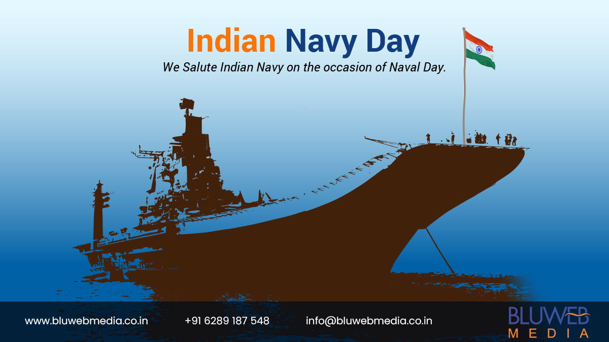 BluWebMediaIND's tweet photo. BluWebMedia pays tribute to the accomplishment and bravery of the Indian Navy. Thanks to them who save our lives while standing strong in the borders.
https://t.co/6KQ6KCXpZv
#IndianNavy #IndianNavyDay #BWMIndia #BluWebMedia https://t.co/HOPaA6Z56B