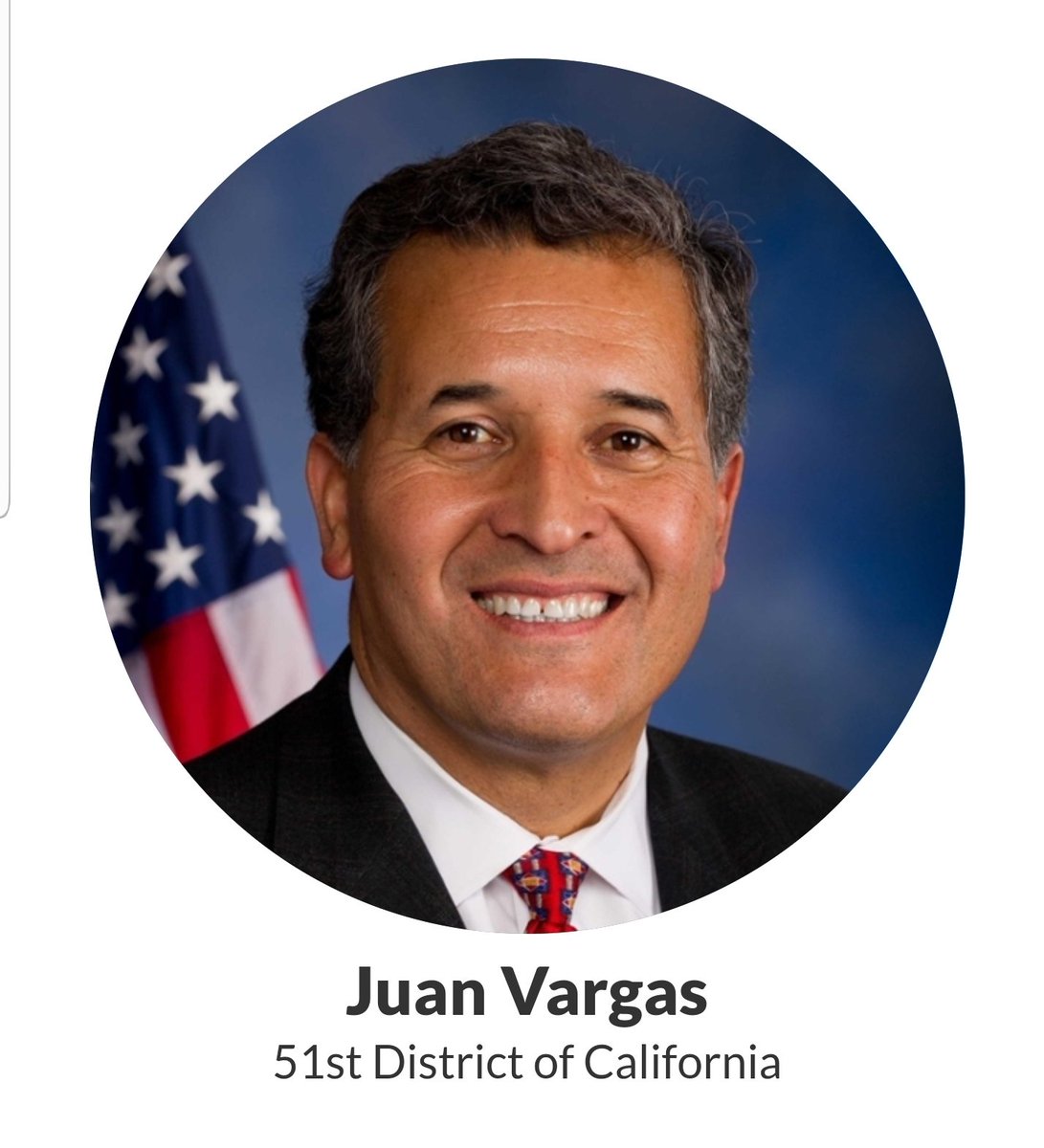 Juan Vargas, California's 51st District https://vargas.house.gov/ 25/98