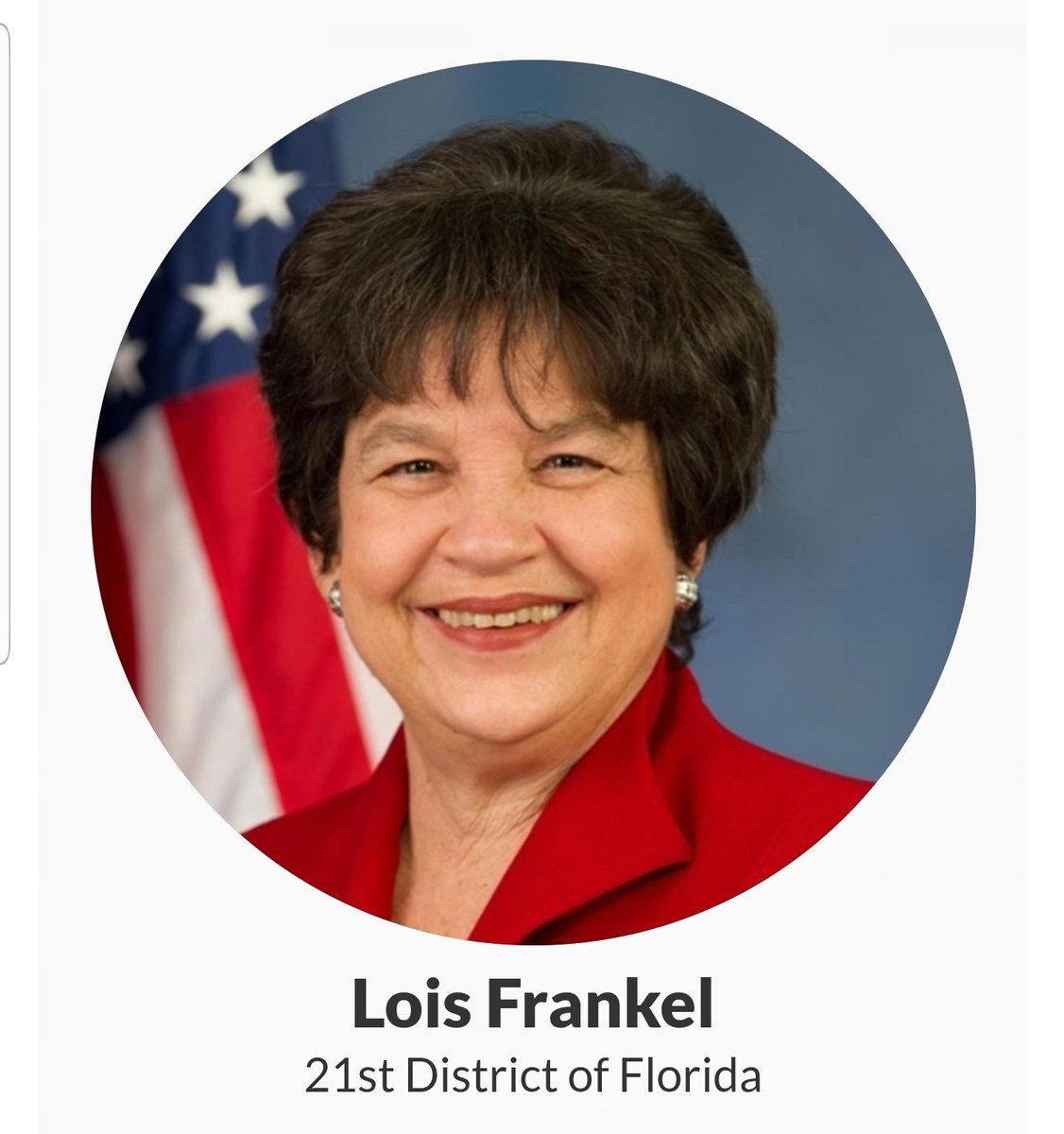 Lois Frankel, Florida's 21st District https://frankel.house.gov/ 30/98