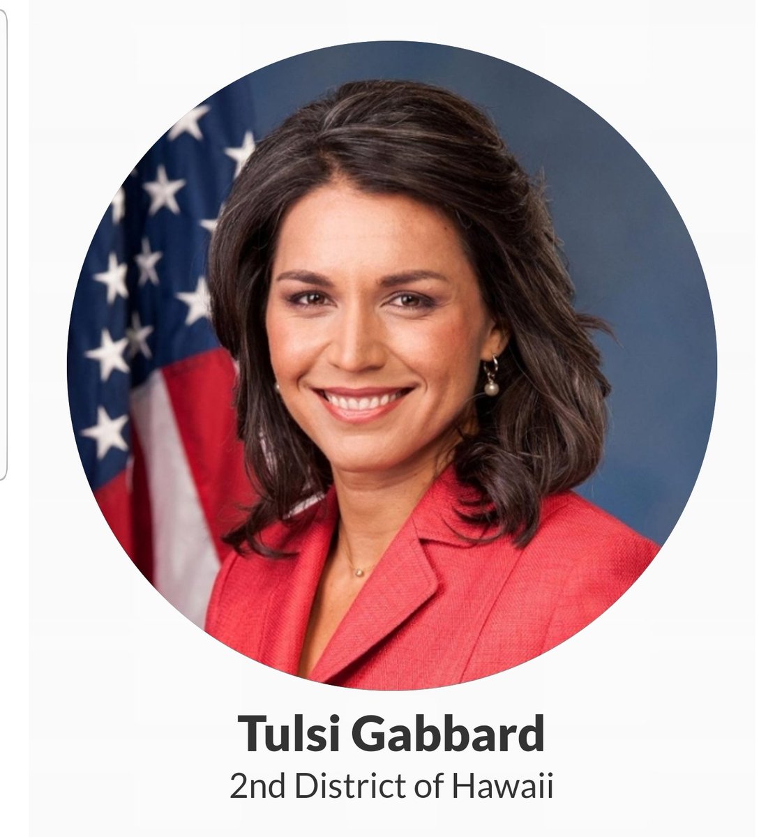 Tulsi Gabbard, Hawaii's 2nd District https://gabbard.house.gov/ 34/98