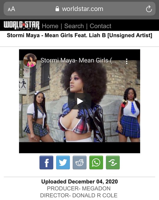 “Mean Girls” on @worldstar - Go Watch 😌😌 

https://t.co/QT4uX6nBpN

 #stormimaya #WorldStar #WorldStarHiphop