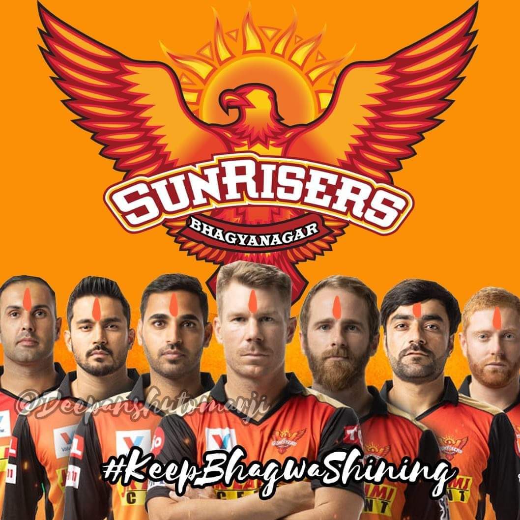 Big Breaking!

It's Official Now!

Sunrisers Bhagyanagar is going to play the next IPL!

#GHMCElections2020
#GHMCElection2020 #ghmcresults #GHMCwithBJP #KeepBhagwaShining #COVIDー19 #IndianNavy
