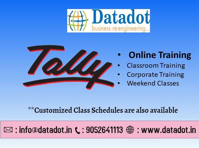 DatadotT's tweet image. Our Blog : datadottraining.blogspot.com…/tally-erp-9-online-t…
Attend free demo : goo.gl/forms/m9gSZXmZ…
#tally #online #training #course #education #software #learning #career #knowledge #classes #students #datadot
For More info : datadot.in
Call us : 9052641113