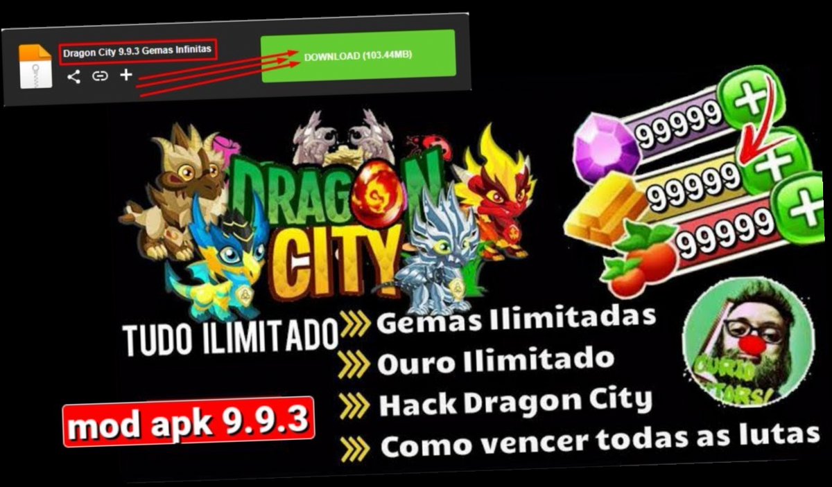 dragon city hack dinheiro infinito / Twitter