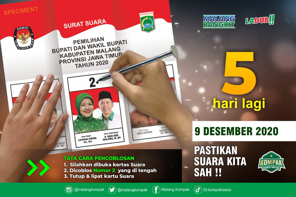 #MalangBangkit
#LADUB
#PilihBuNyai
#MalangMbois
#KOMPAK 

<a href="/malangkompak/">malangkompak</a>