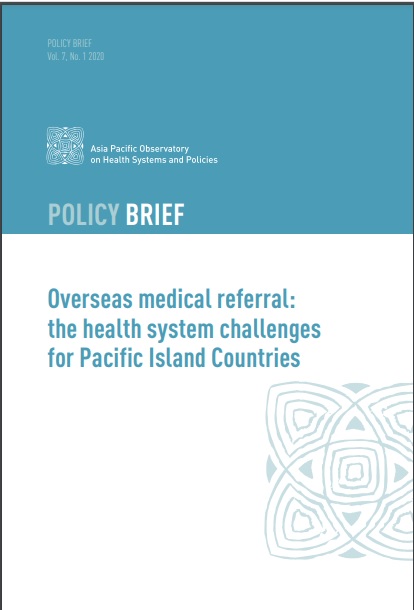 A virtual policy dialogue on possible #policyresponses to strengthen OMR & access to care to meet the demand for #specialized clinical services in Pacific Island Countries bit.ly/3okLen3 #APOPolicyBriefs @WHOSEARO @WHOWPRO  @H_S_Global @UNU_IIGH @AHOPlatform @OBShealth
