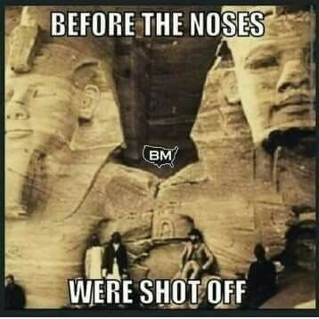 I kept referring to things being plain as the nose on your face... and to noses being shot off, right?Ahem.