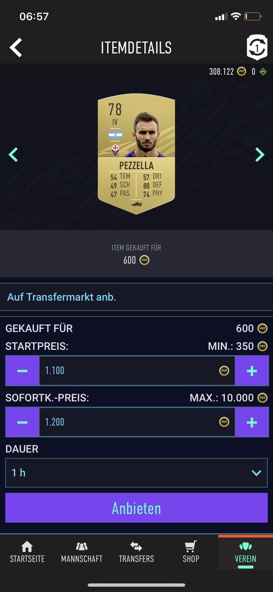 Update #6 4 days and 11 hours left —> 325K There‘s not much to do in terms of trading until 6 pm so I‘ll flip some gold non rare cards during my online classes until TOTGS drops where we will go big  Its much harder to get these cards without supply, just to be clear