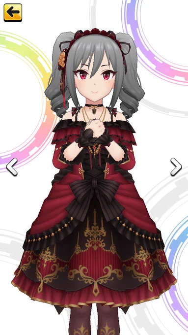 これだよ!!!
こういう蘭子の衣装が欲しかったんだよ俺は!!! 