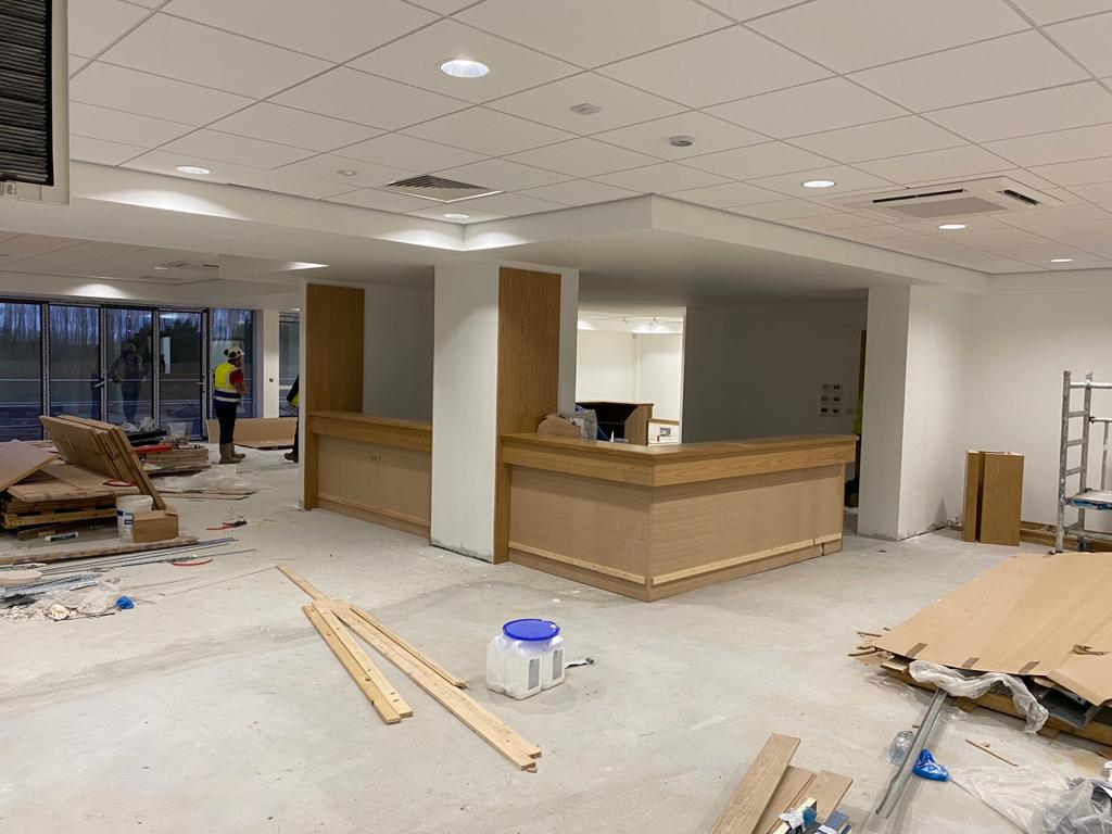 Nearly done at the new Community Sports Centre in Helsby! Included are - changing rooms, offices, toilets, first aid room, kitchen, function rooms, shop, sports bar, pool room, 4 tennis courts, 2 artificial bowling greens, 4G 11 a side football pitch &amp; 2 sports pavilions!