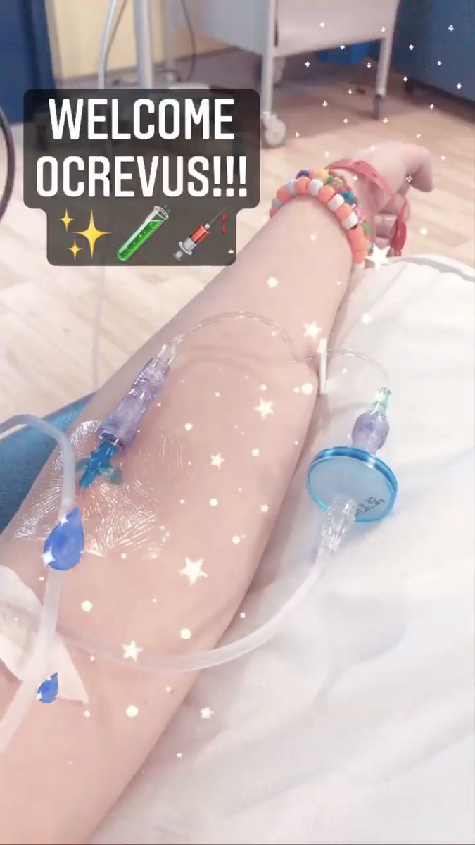 SadeenElyas's tweet image. My first #Ocrevus treatment for #MultipleSclerosis. 💉My name is Sadeen; I’m a pianist🎹 chef👩🏻‍🍳 PhD student📚 and I have lifelong friend called #MS that gives me special white sparkles in my brain and spinal cord. Thank you @MSTrust for looking after me.💖💖✨✨🌟🌟🧠🧠🎗🎗🧡🧡