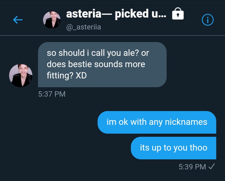 98INO's tweet photo. since some of yall start asking me for an update so yeah me and @_asteriia are besties now :] https://t.co/WU0gaDzuyp