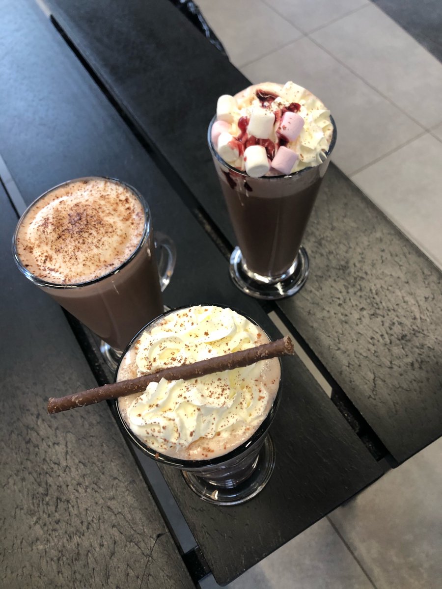 Why not try one of our special seasonal drinks when visiting our Kingfisher Café at Wolseley?
Right now, we wish we’d got one of each to try (working from home drawbacks!). Buy a orange hot chocolate, mint hot chocolate, berry hot chocolate or gingerbread latte from our café now!