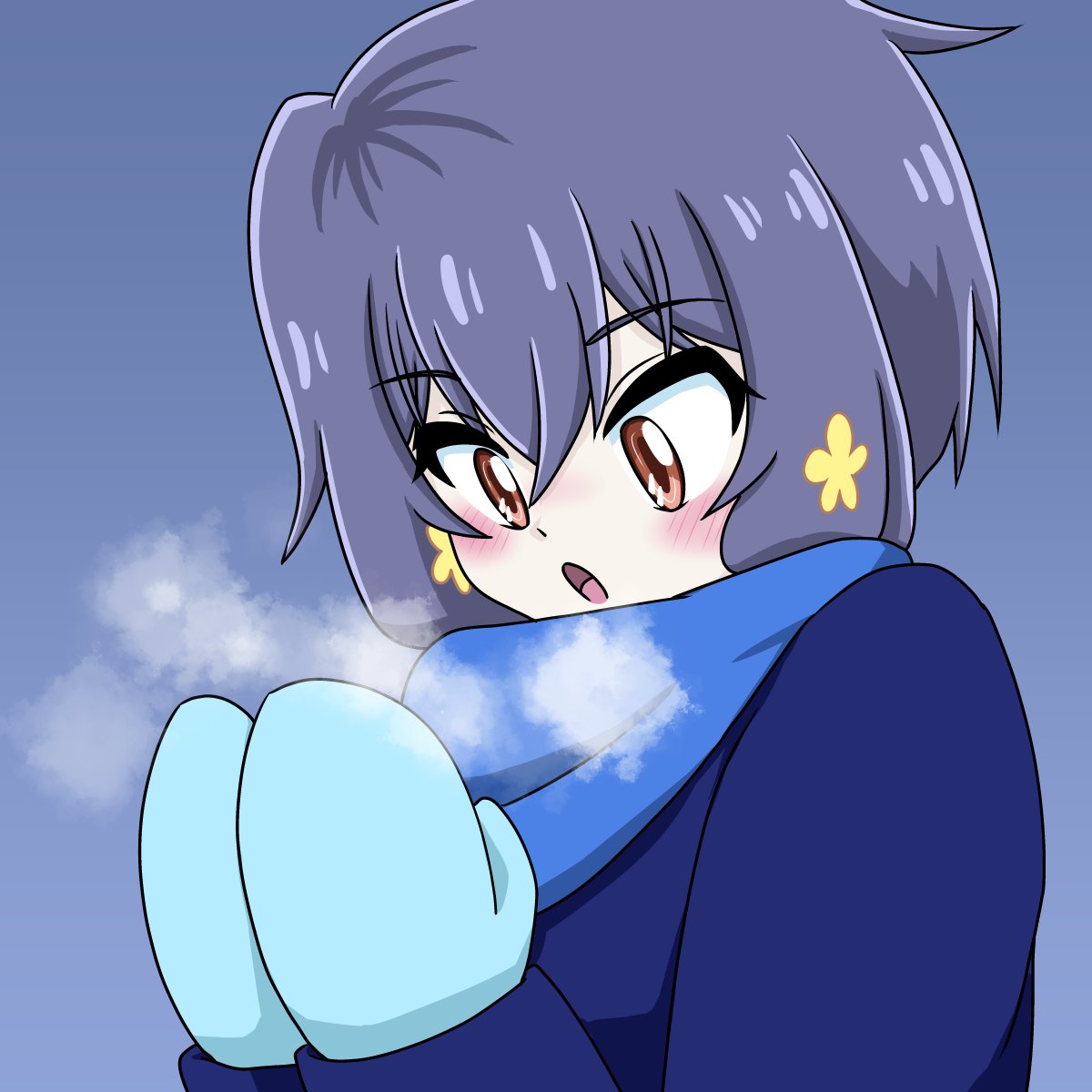 RT @yad_ddi: 本日のお絵描き。 水野愛さん。 そろそろ寒くなって来