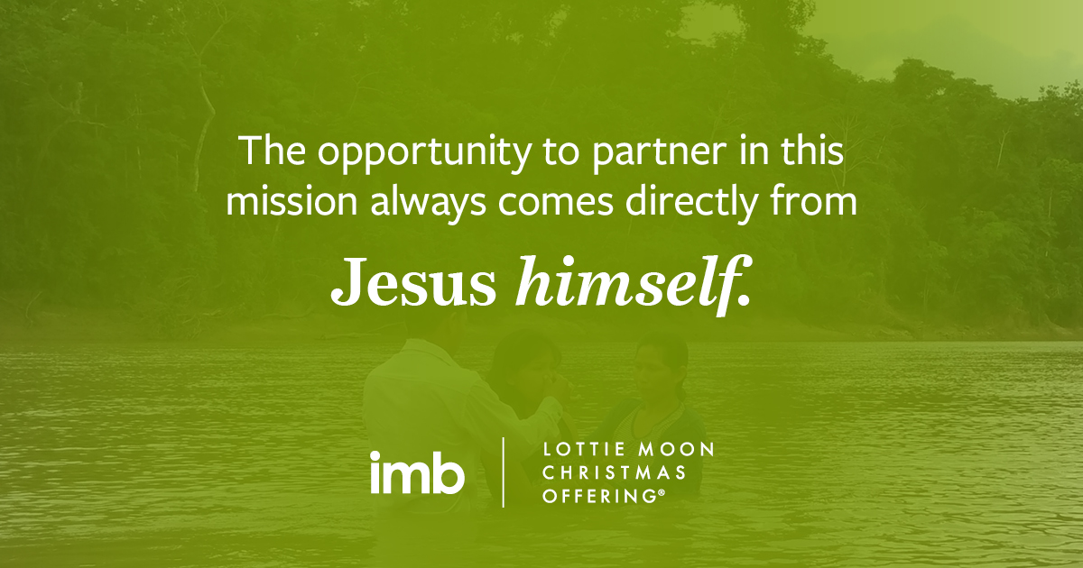 JToddL's tweet image. We are Jesus’ workers in the harvest, but it is His gospel and it is His harvest. Ultimately, the opportunity to partner in this mission always comes directly from Jesus himself. | #matt28 #matt9 #lottiemoonchristmasoffering #IMB