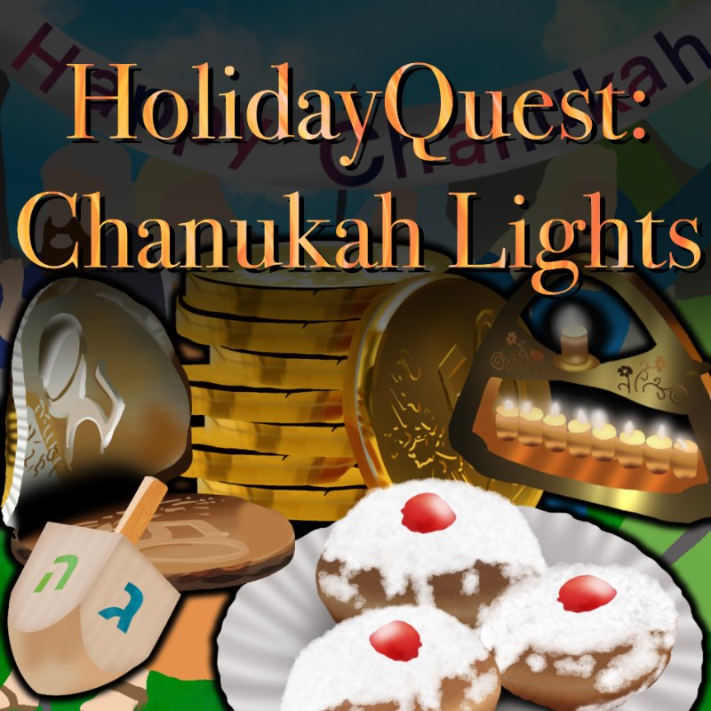 BagelsLocks's tweet photo. It's a week from Chanukah! Explore this holiday and reveal the hidden secrets of the Chanukah lights in our new release, HolidayQuest: Chanukah Lights! https://t.co/zRzptn8Yhx
