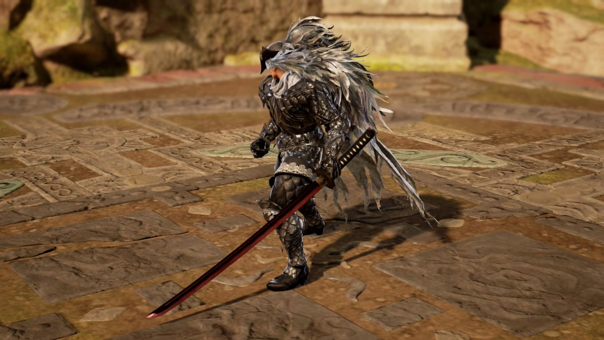 玉欄 カインの鎧風にしたかったんだけど こう 何か某長子様を感じるのは 尾羽のボリュームのせいかしらん ソウルキャリバー6 キャラクリ